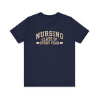 Nursing Class of Every Year | Vintage Varsity Nurse T-Shirt