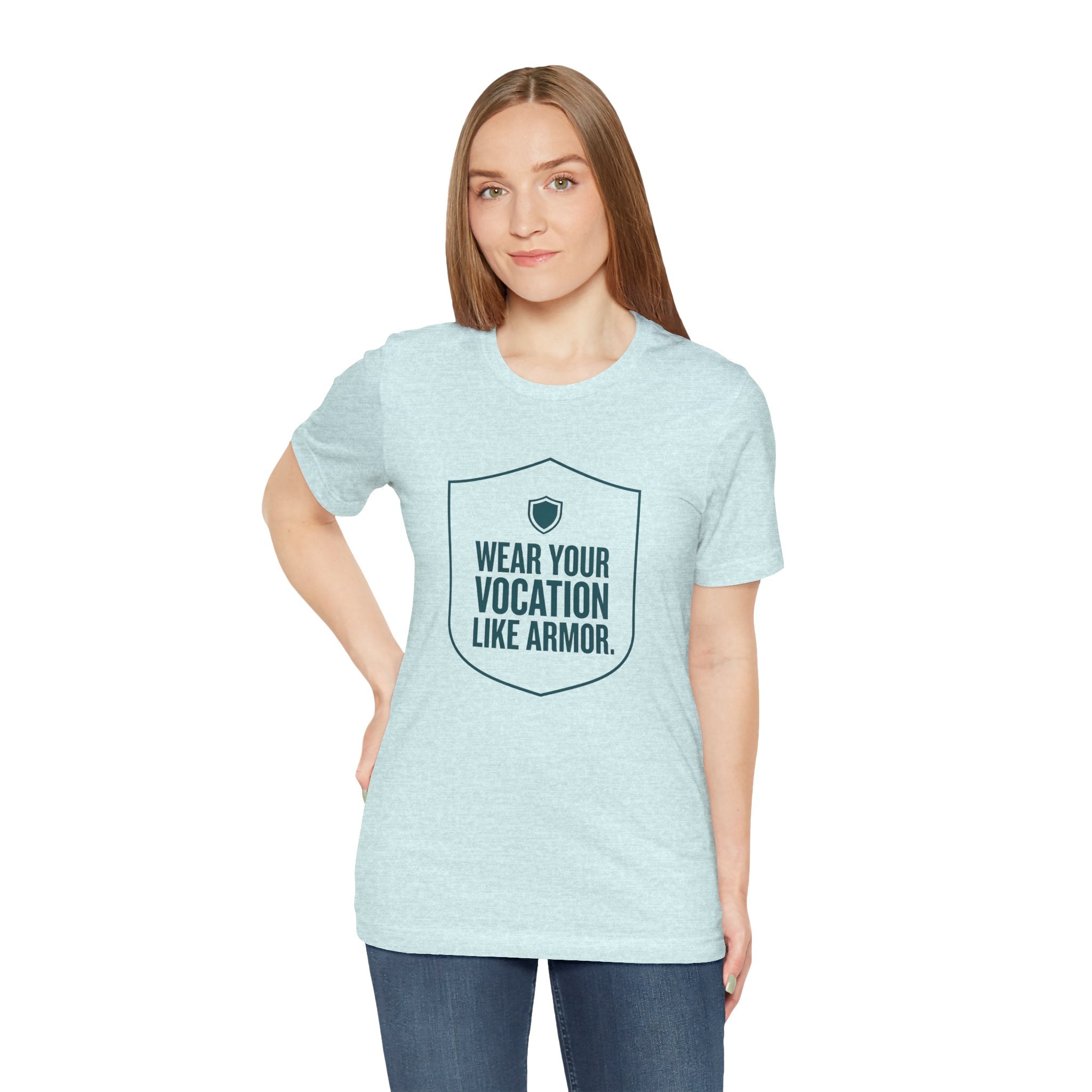 Wear Your Vocation Like Armor | Empowering Nurse T-Shirt