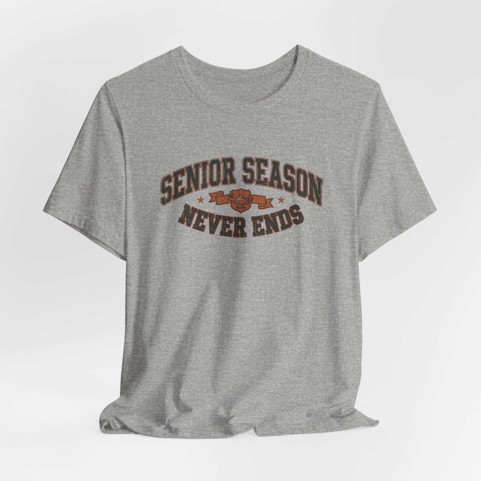 Senior Season Never Ends | Varsity Nurse T-Shirt