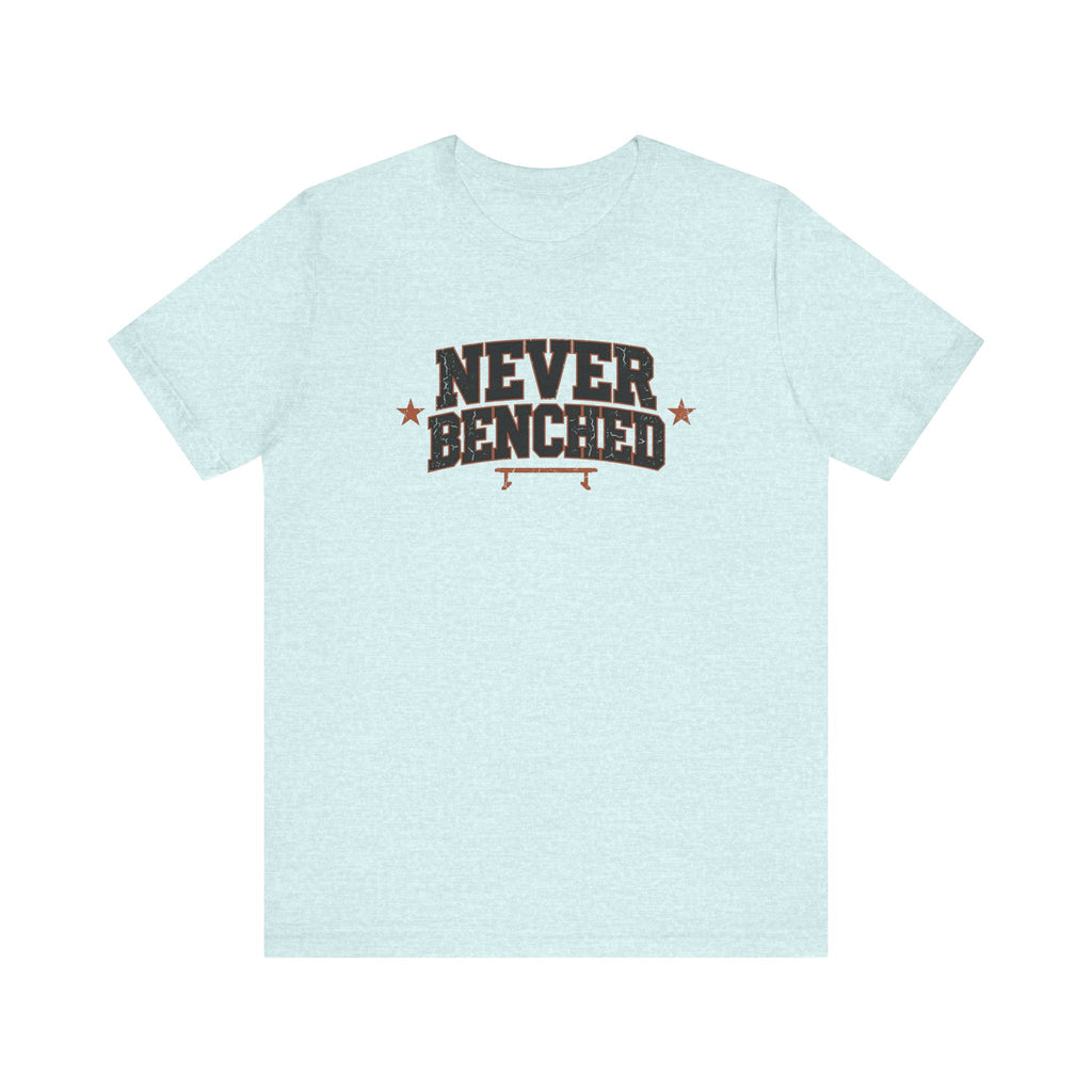 Never Benched | Varsity Nurse T-Shirt