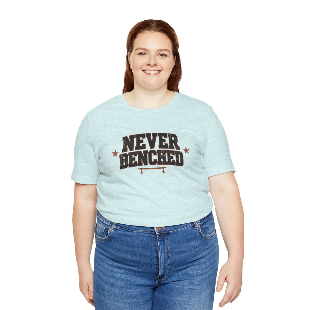 Never Benched | Varsity Nurse T-Shirt