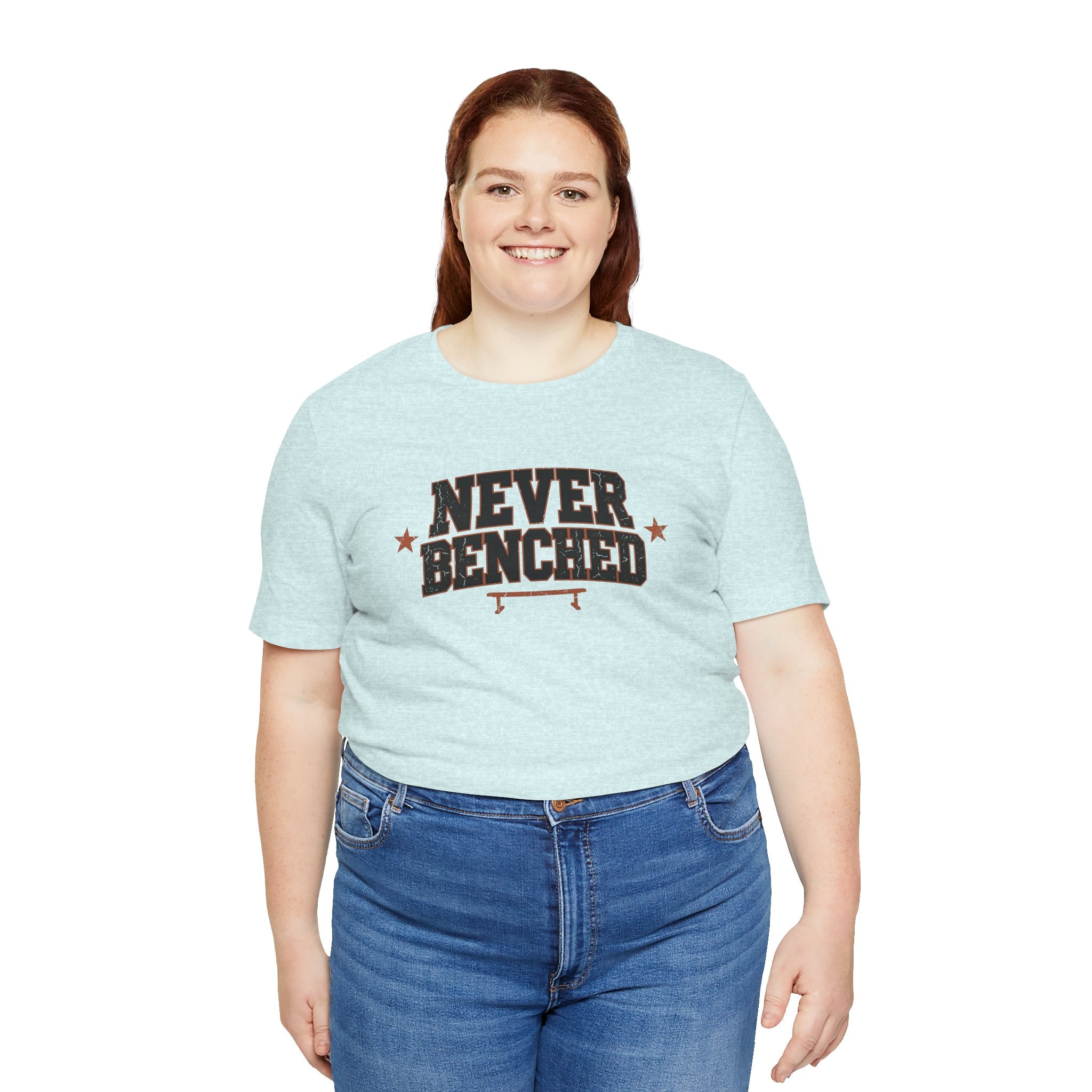 Never Benched | Varsity Nurse T-Shirt