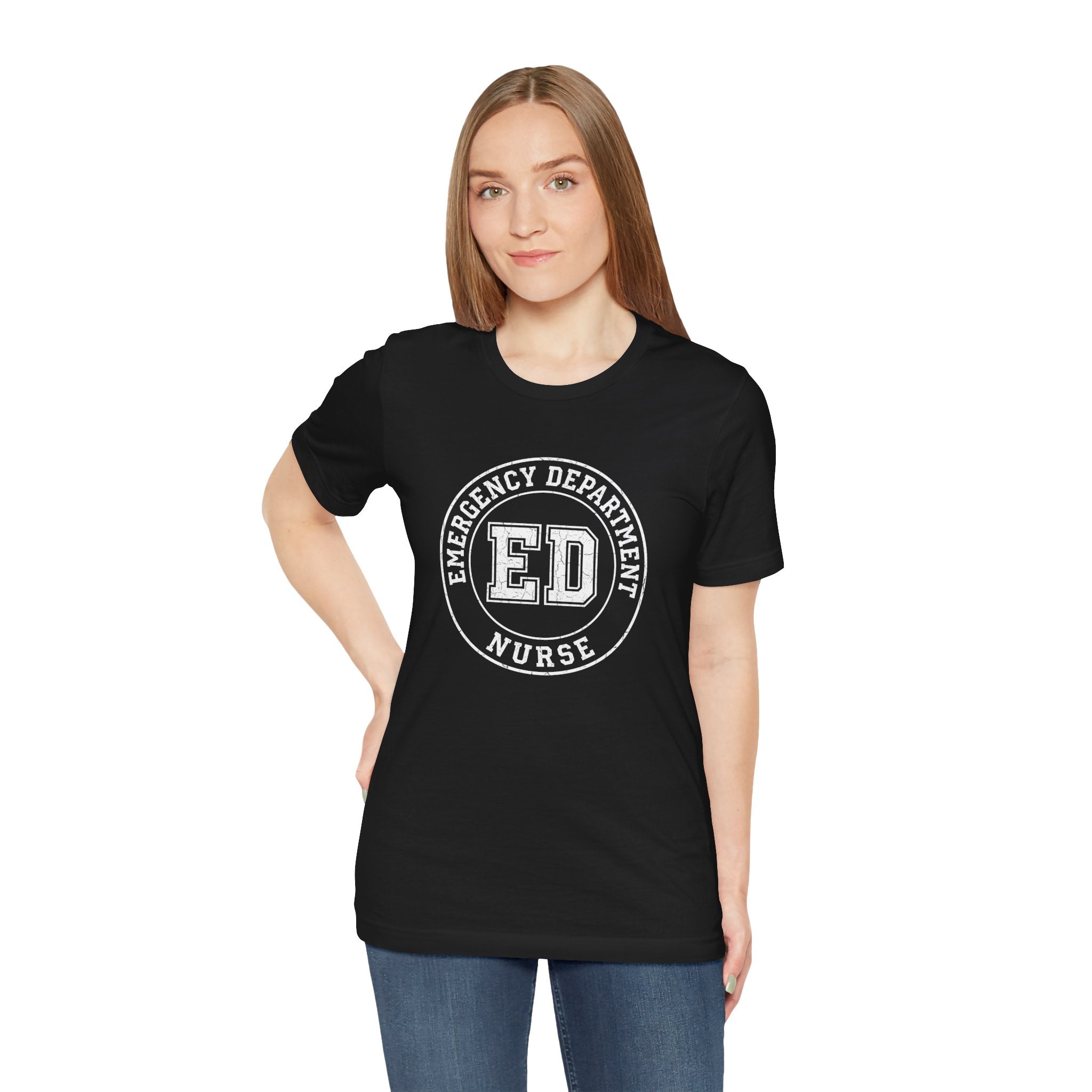 Emergency Department Nurse | Varsity Badge T-Shirt