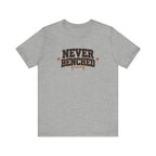 Never Benched | Varsity Nurse T-Shirt