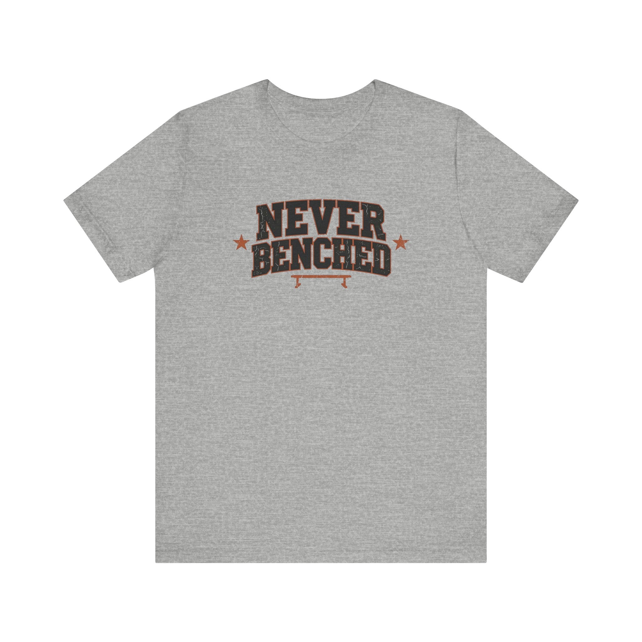 Never Benched | Varsity Nurse T-Shirt