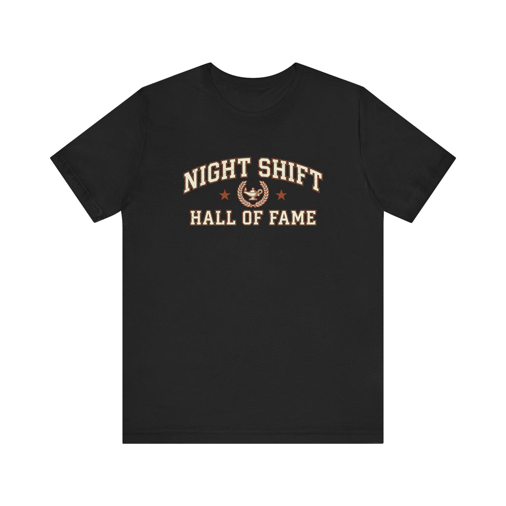 Night Shift Hall of Fame | Varsity Nurse T-Shirt