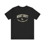 Night Shift When the World Sleeps | Varsity Nurse T-Shirt