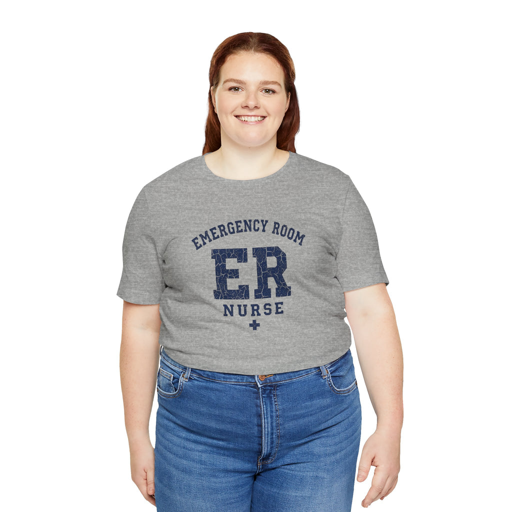 ER Emergency Room Nurse | Varsity Arc T-Shirt