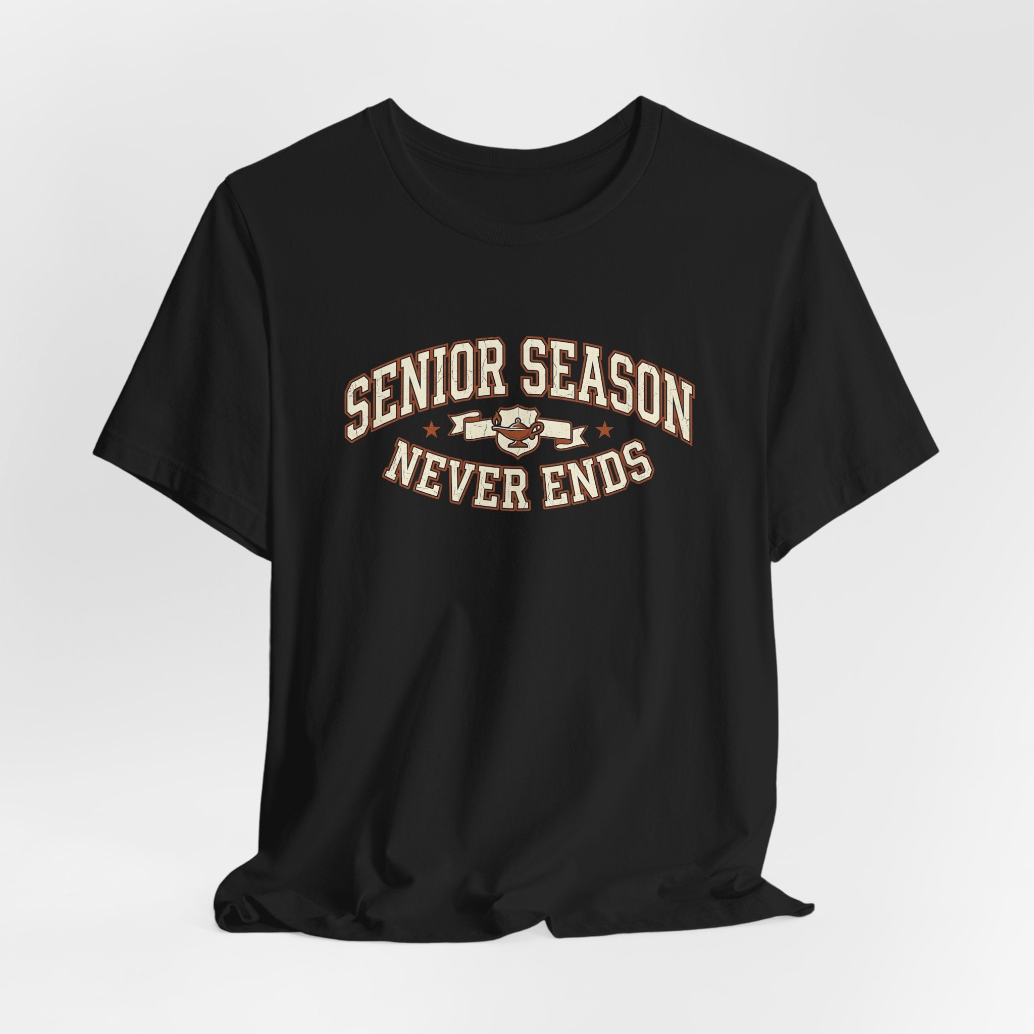 Senior Season Never Ends | Varsity Nurse T-Shirt