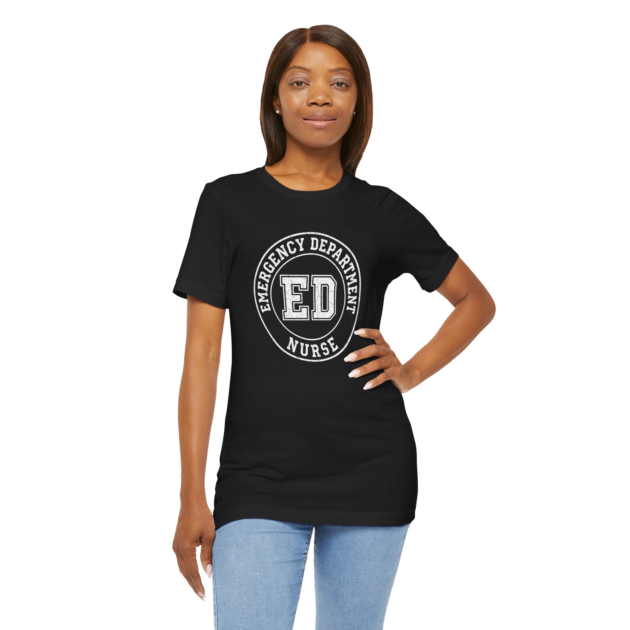 Emergency Department Nurse | Varsity Badge T-Shirt