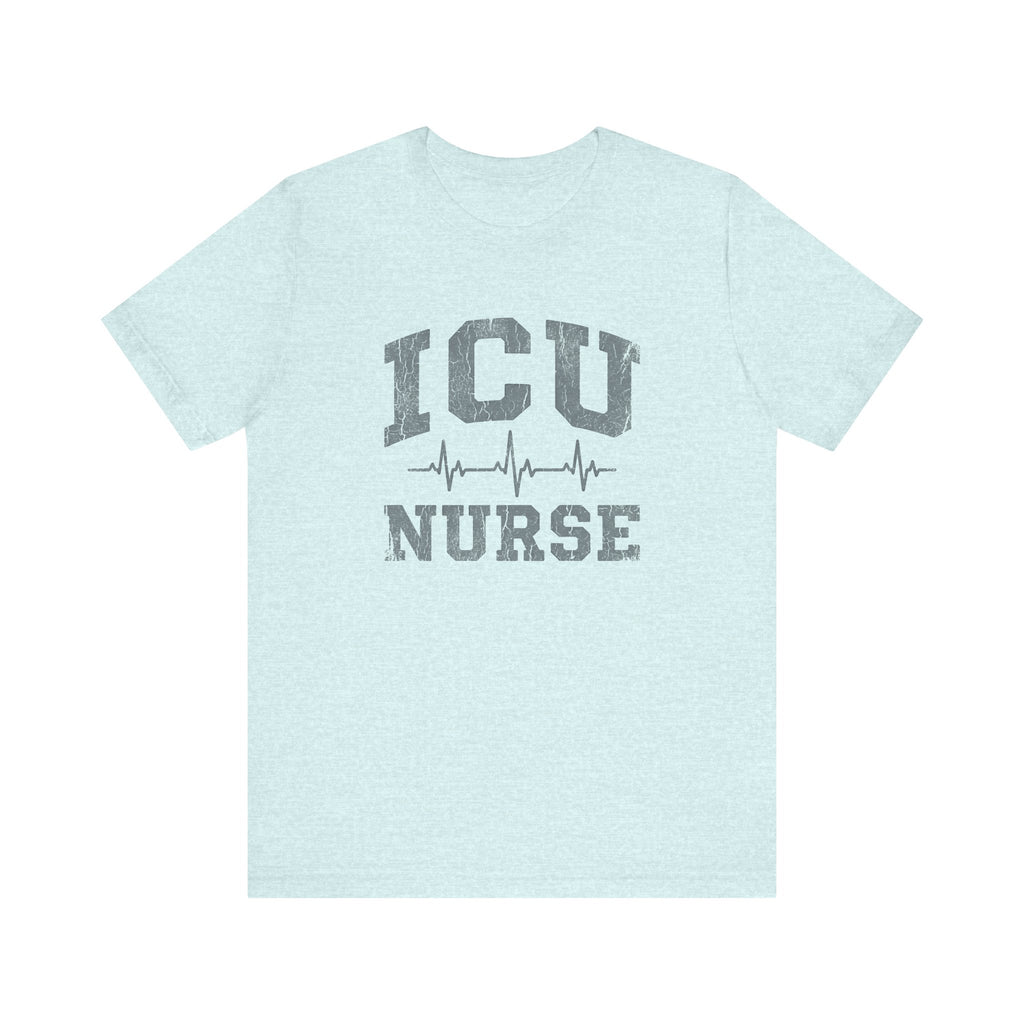 ICU Nurse | Varsity Heartbeat T-Shirt