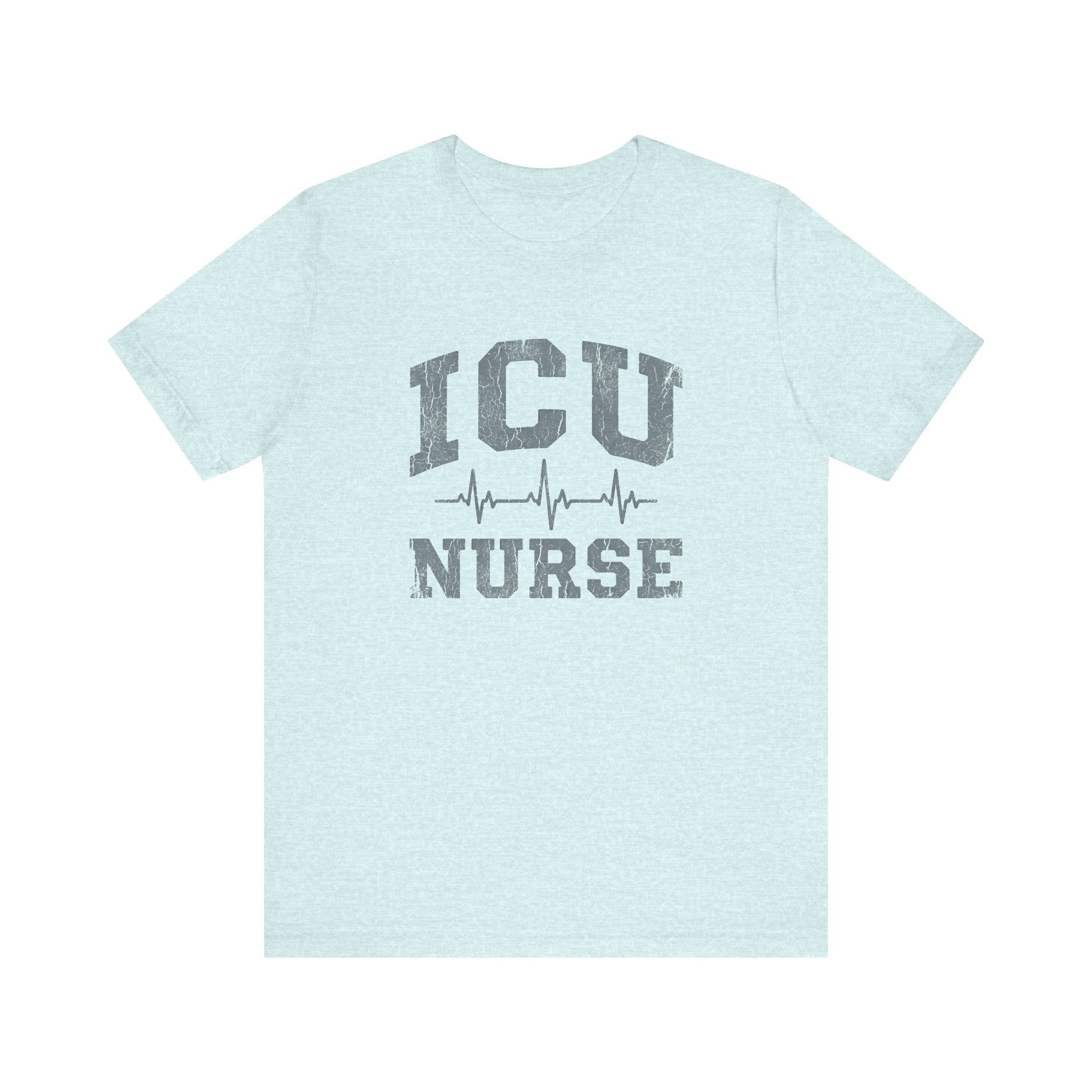 ICU Nurse | Varsity Heartbeat T-Shirt