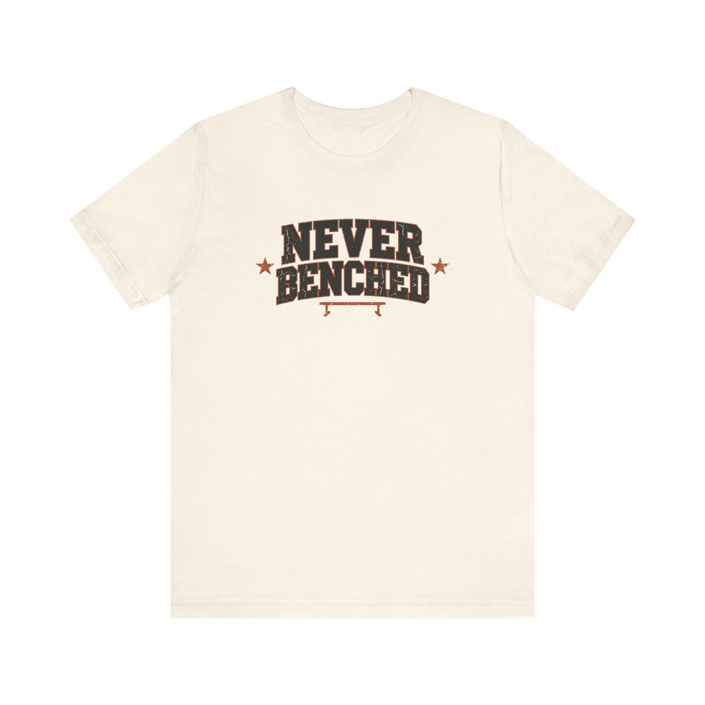 Never Benched | Varsity Nurse T-Shirt