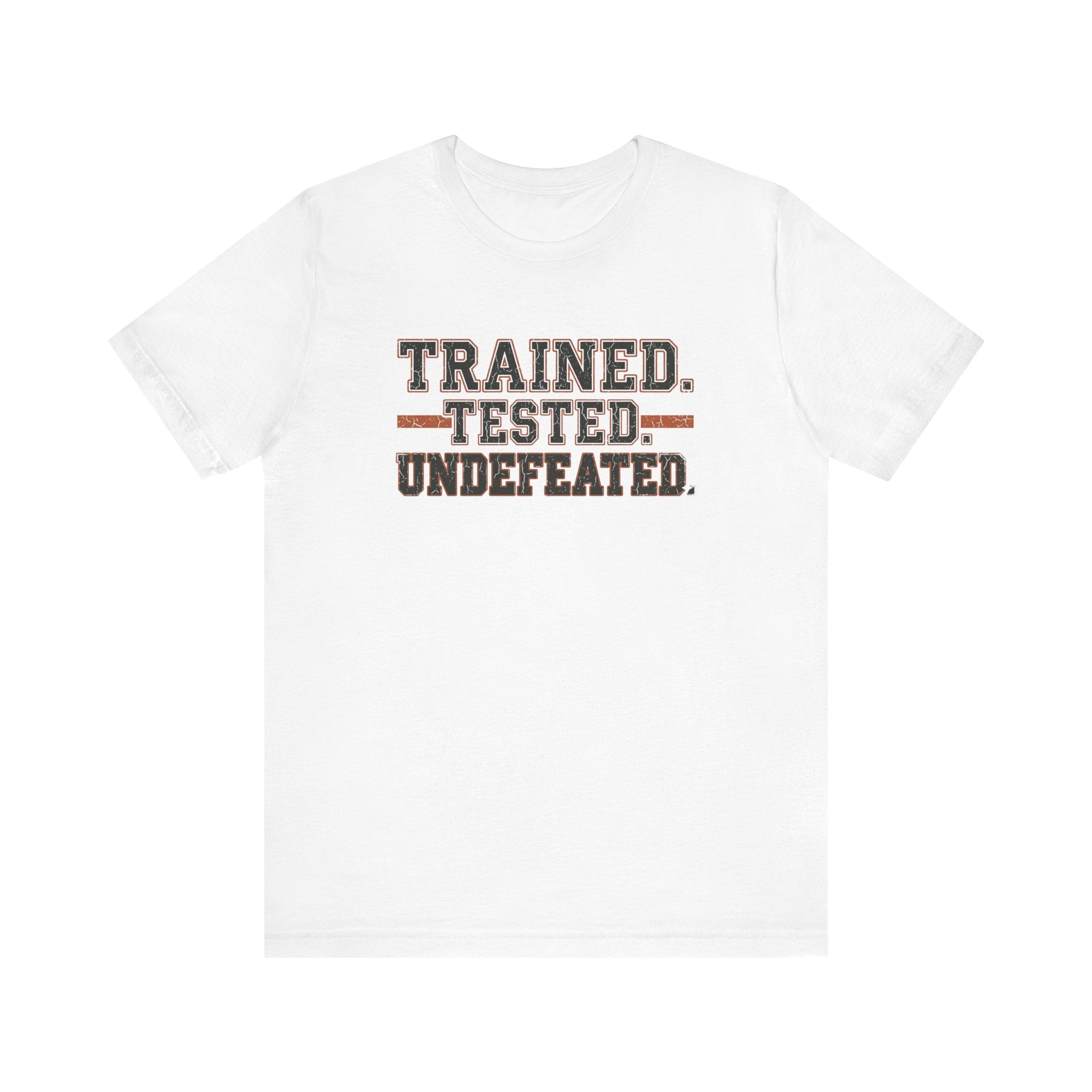Trained. Tested. Undefeated. | Varsity Nurse T-Shirt