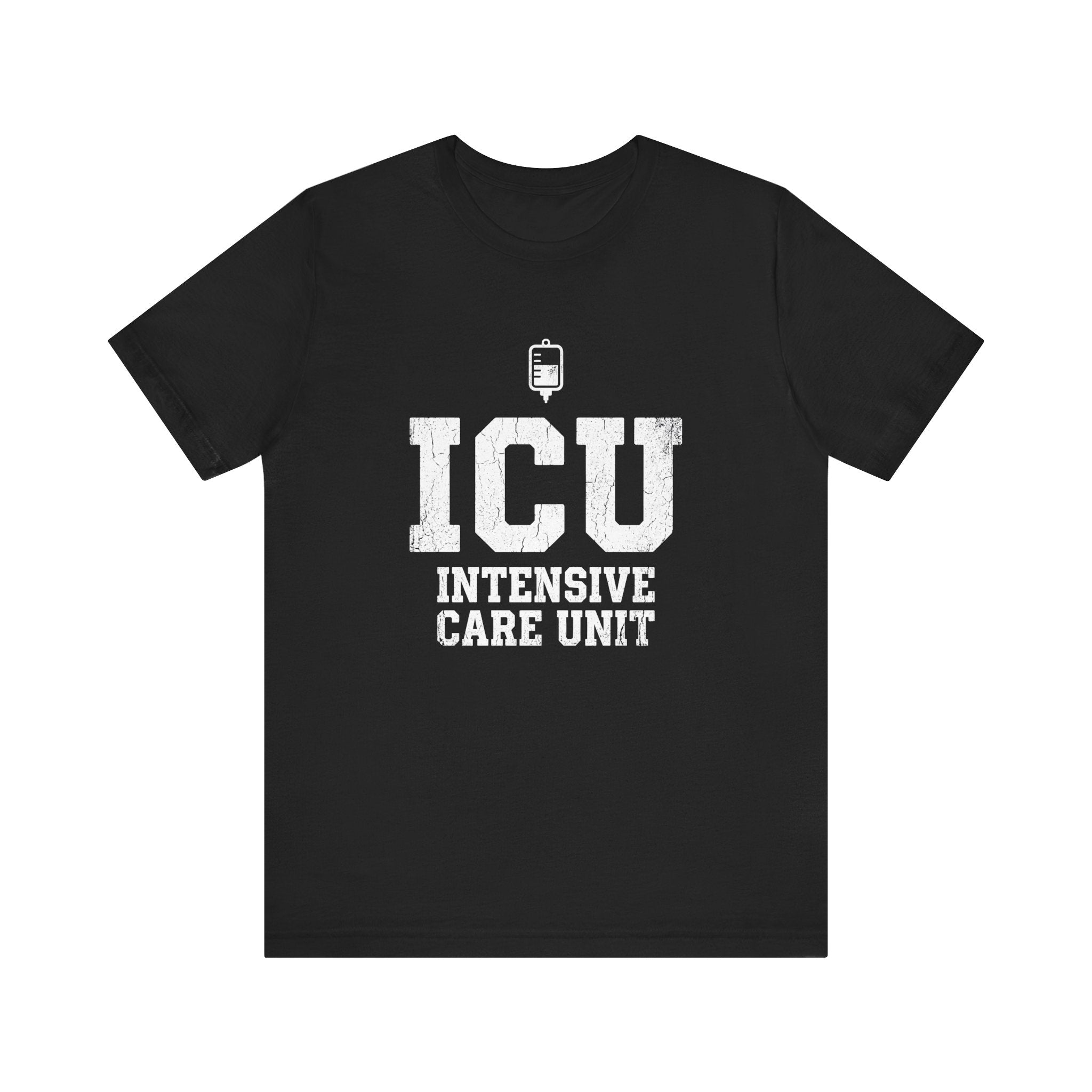 ICU Intensive Care Unit | Varsity Block Nurse T-Shirt