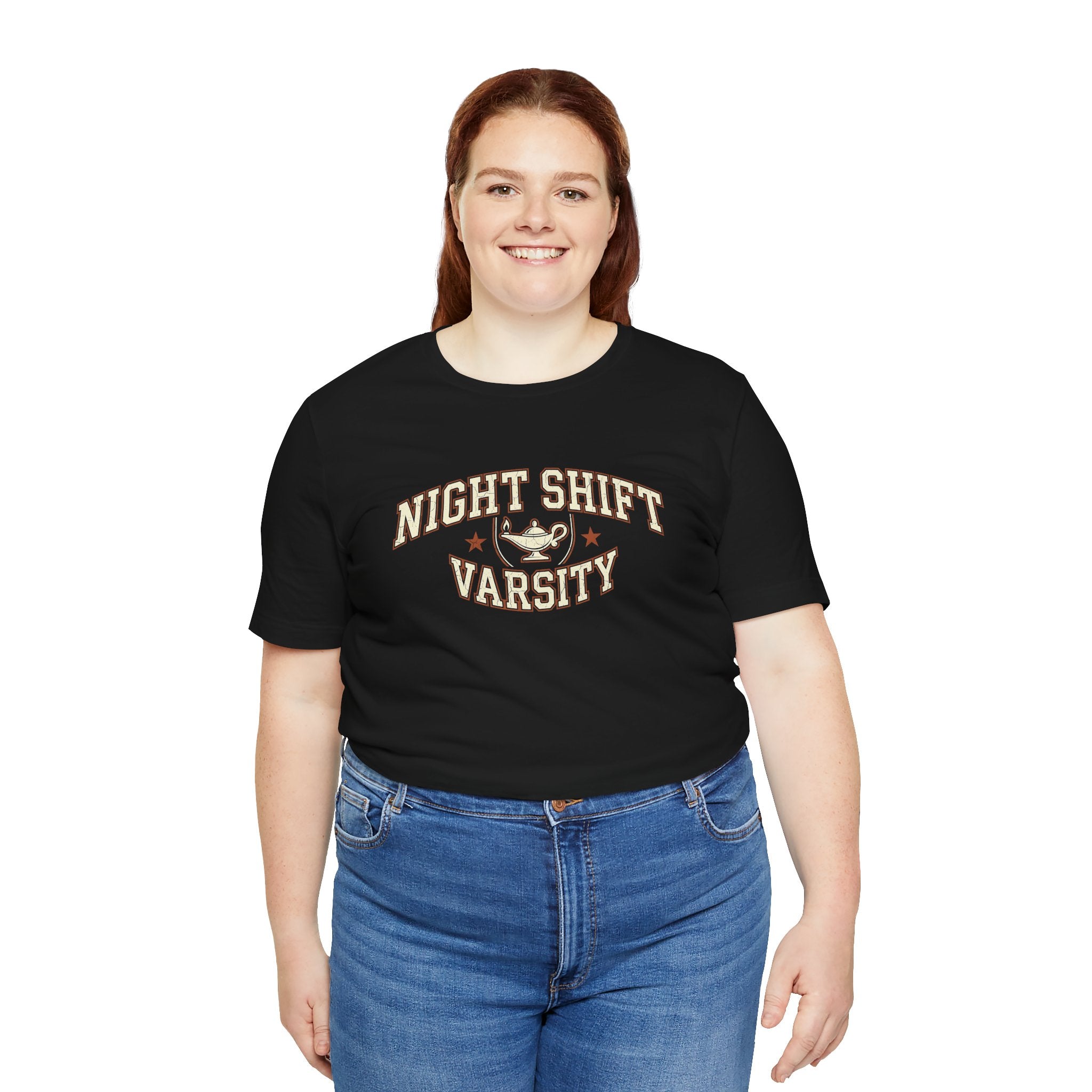 Night Shift Varsity | Vintage Varsity Nurse T-Shirt