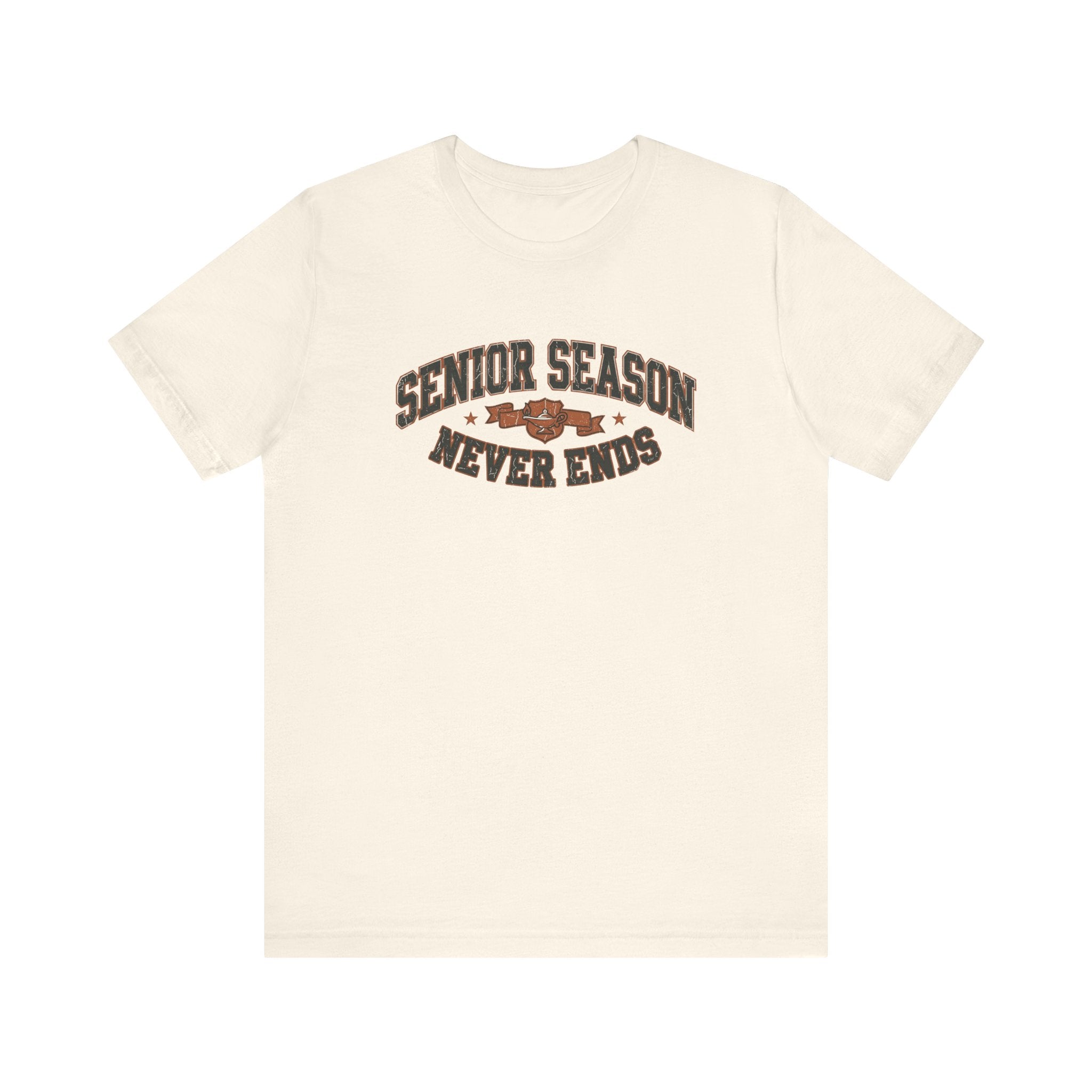 Senior Season Never Ends | Varsity Nurse T-Shirt