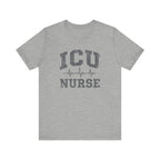 ICU Nurse | Varsity Heartbeat T-Shirt