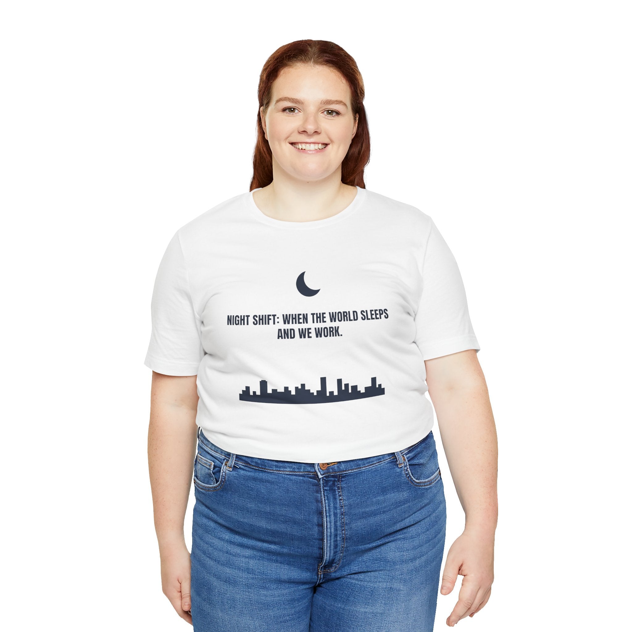 Night Shift: When the World Sleeps and We Work | Nurse T-Shirt