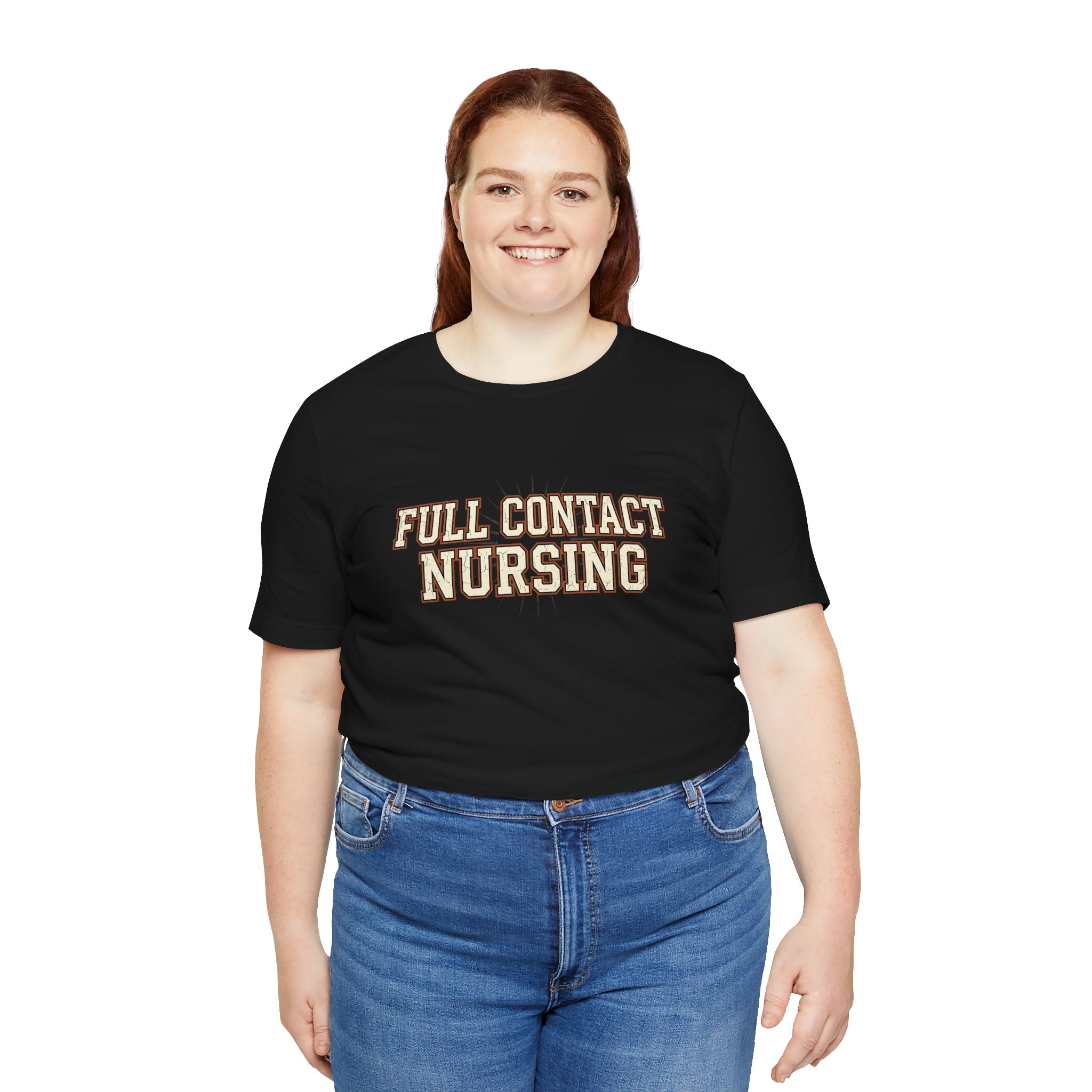 Full Contact Nursing | Varsity Nurse T-Shirt