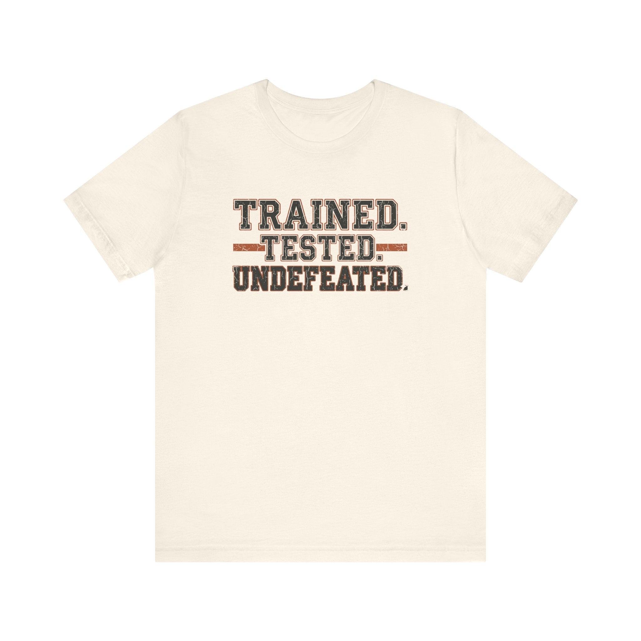 Trained. Tested. Undefeated. | Varsity Nurse T-Shirt