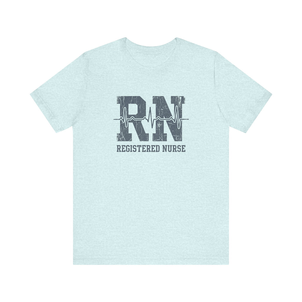 RN Registered Nurse | Varsity Heartbeat T-Shirt