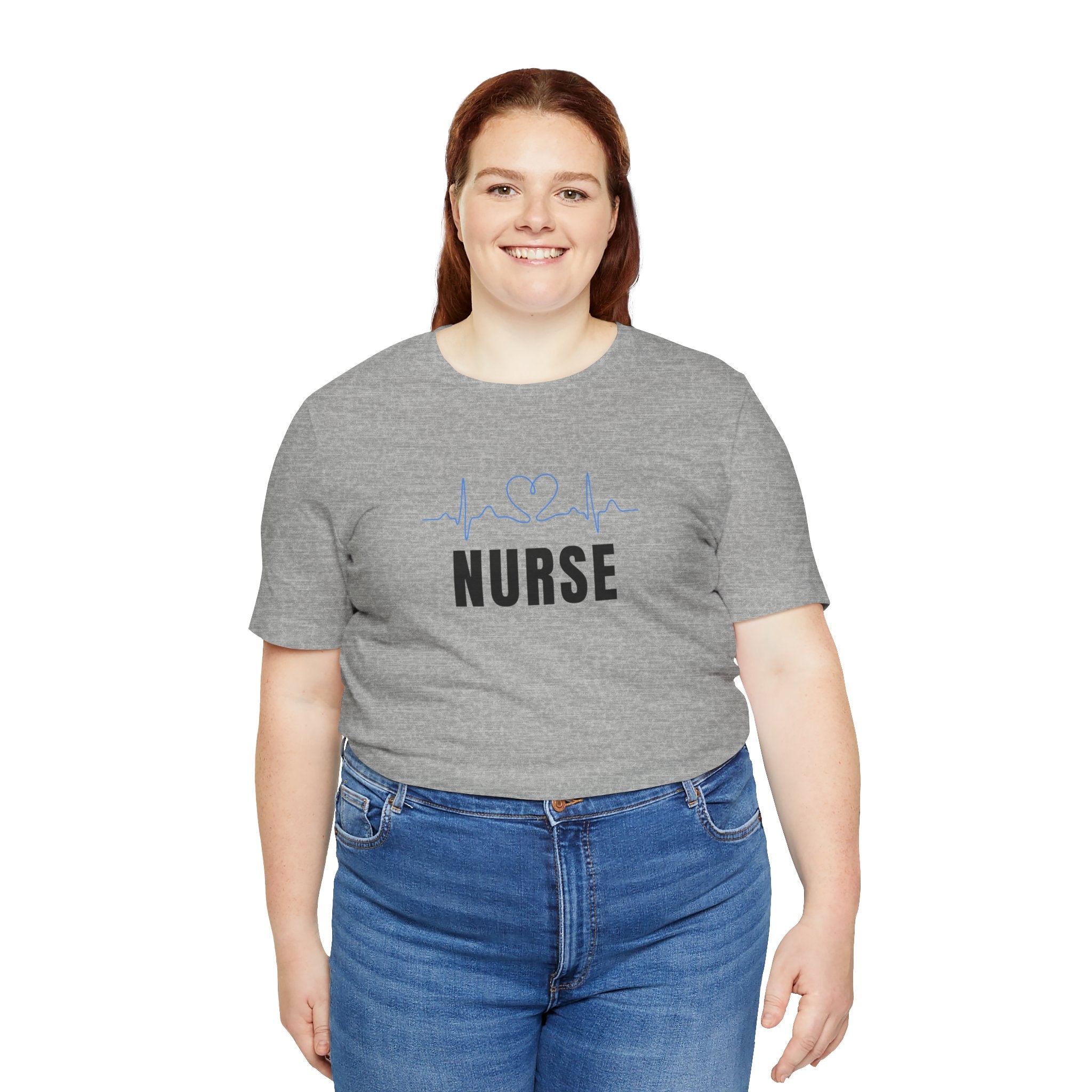Nurse Heartbeat EKG Tee