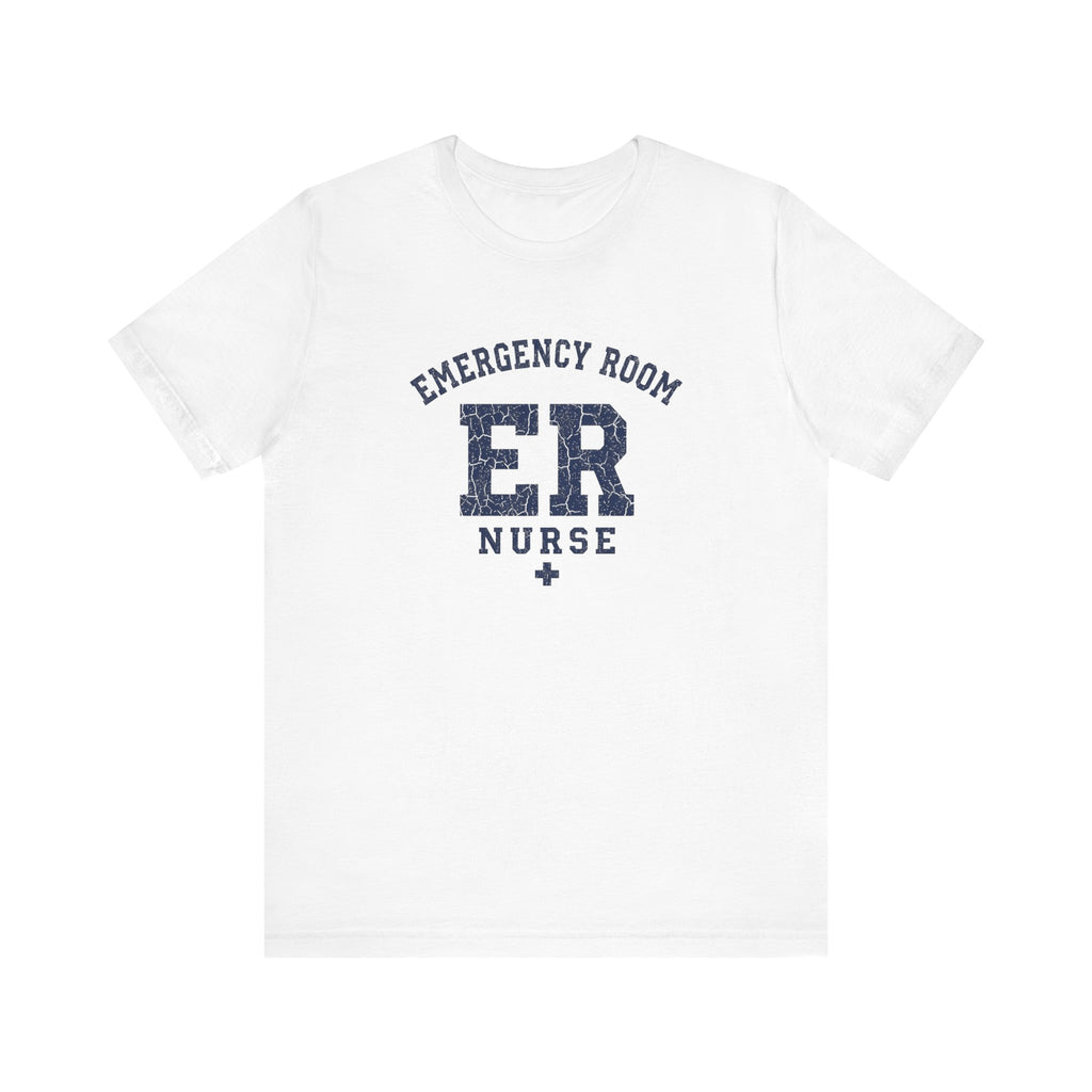 ER Emergency Room Nurse | Varsity Arc T-Shirt