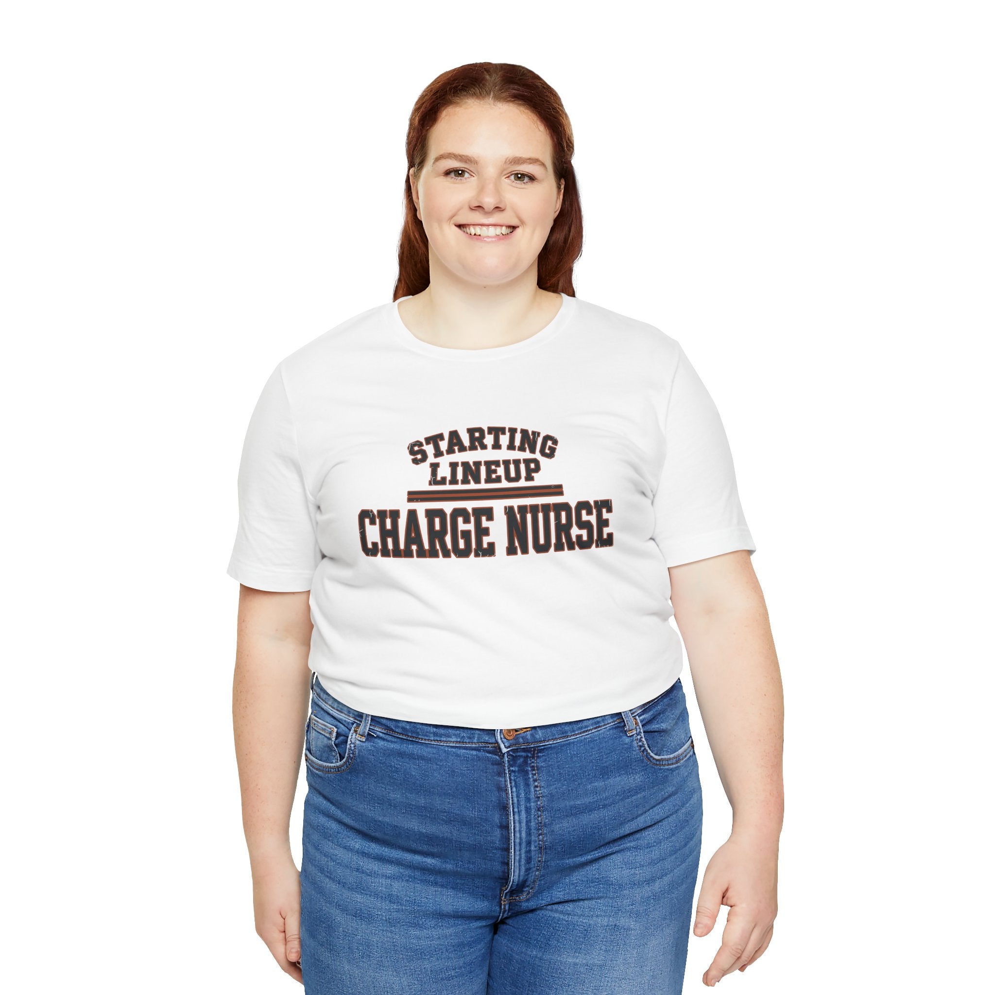 Starting Lineup: Charge Nurse | Varsity Nurse T-Shirt