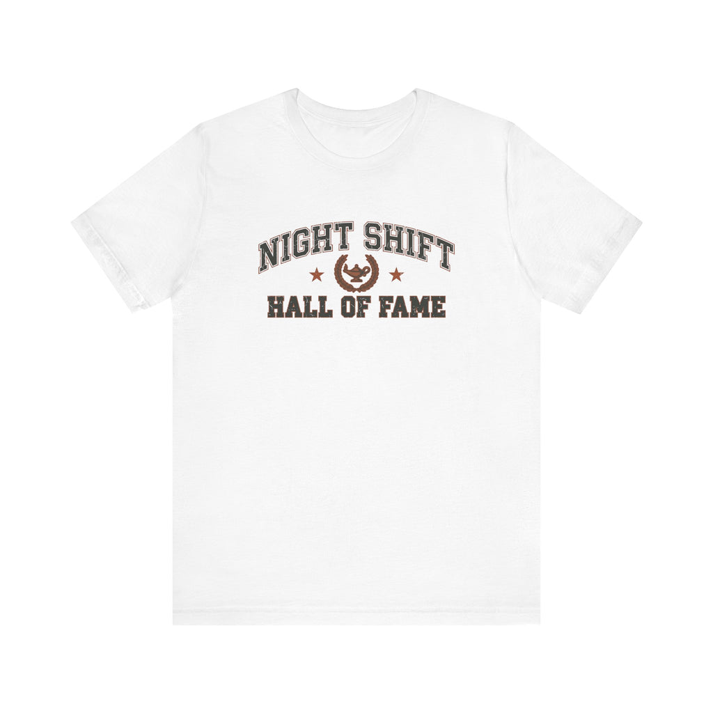 Night Shift Hall of Fame | Varsity Nurse T-Shirt