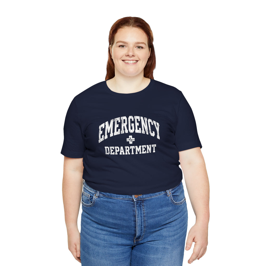 Emergency Department | Varsity Arc Nurse T-Shirt