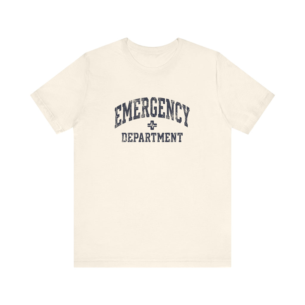 Emergency Department | Varsity Arc Nurse T-Shirt
