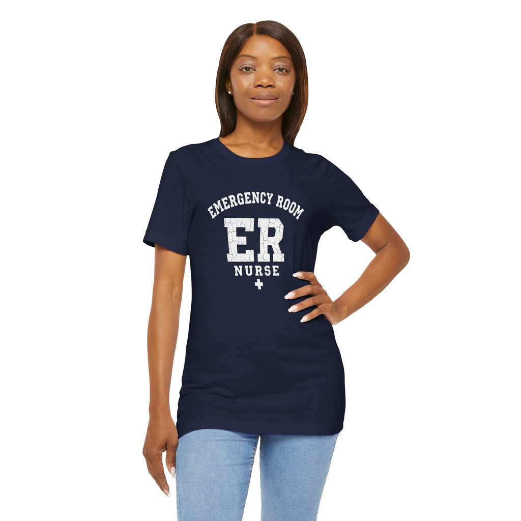 ER Emergency Room Nurse | Varsity Arc T-Shirt