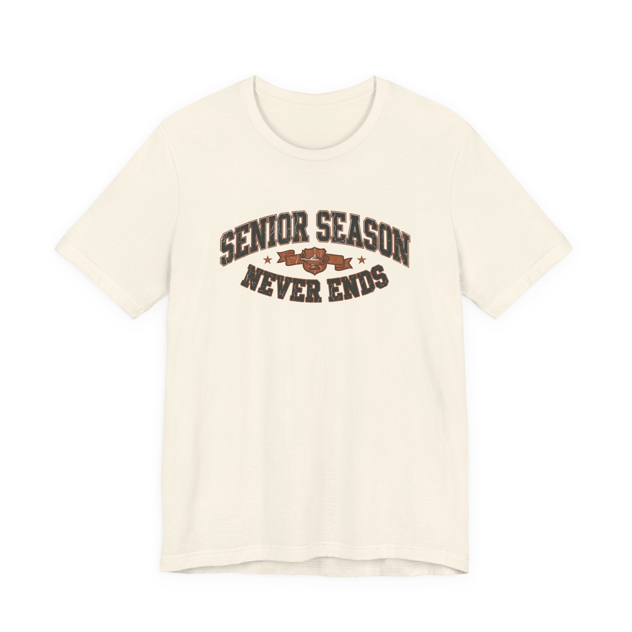 Senior Season Never Ends | Varsity Nurse T-Shirt