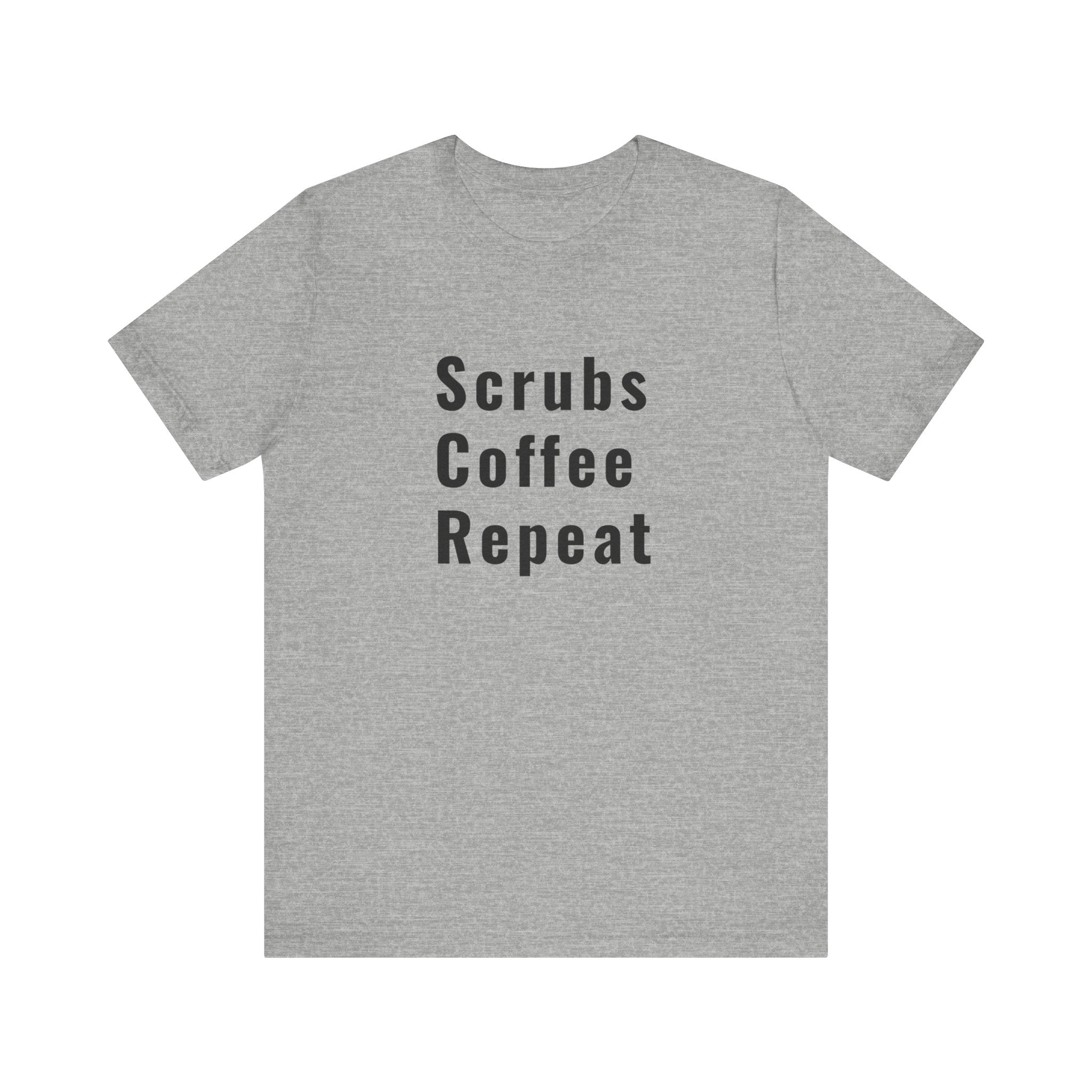 Scrubs Coffee Repeat Tee