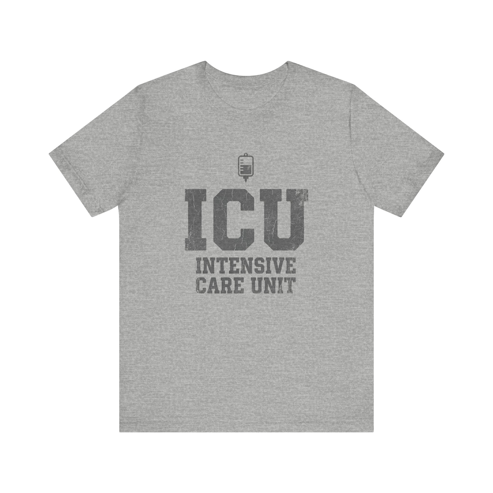 ICU Intensive Care Unit | Varsity Block Nurse T-Shirt