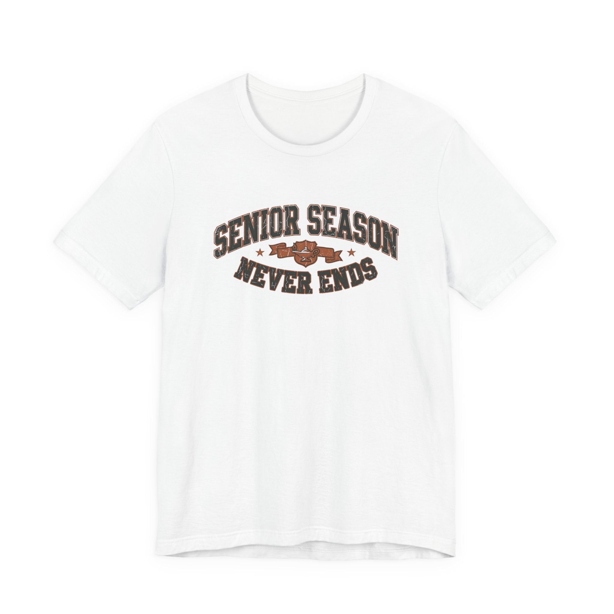 Senior Season Never Ends | Varsity Nurse T-Shirt