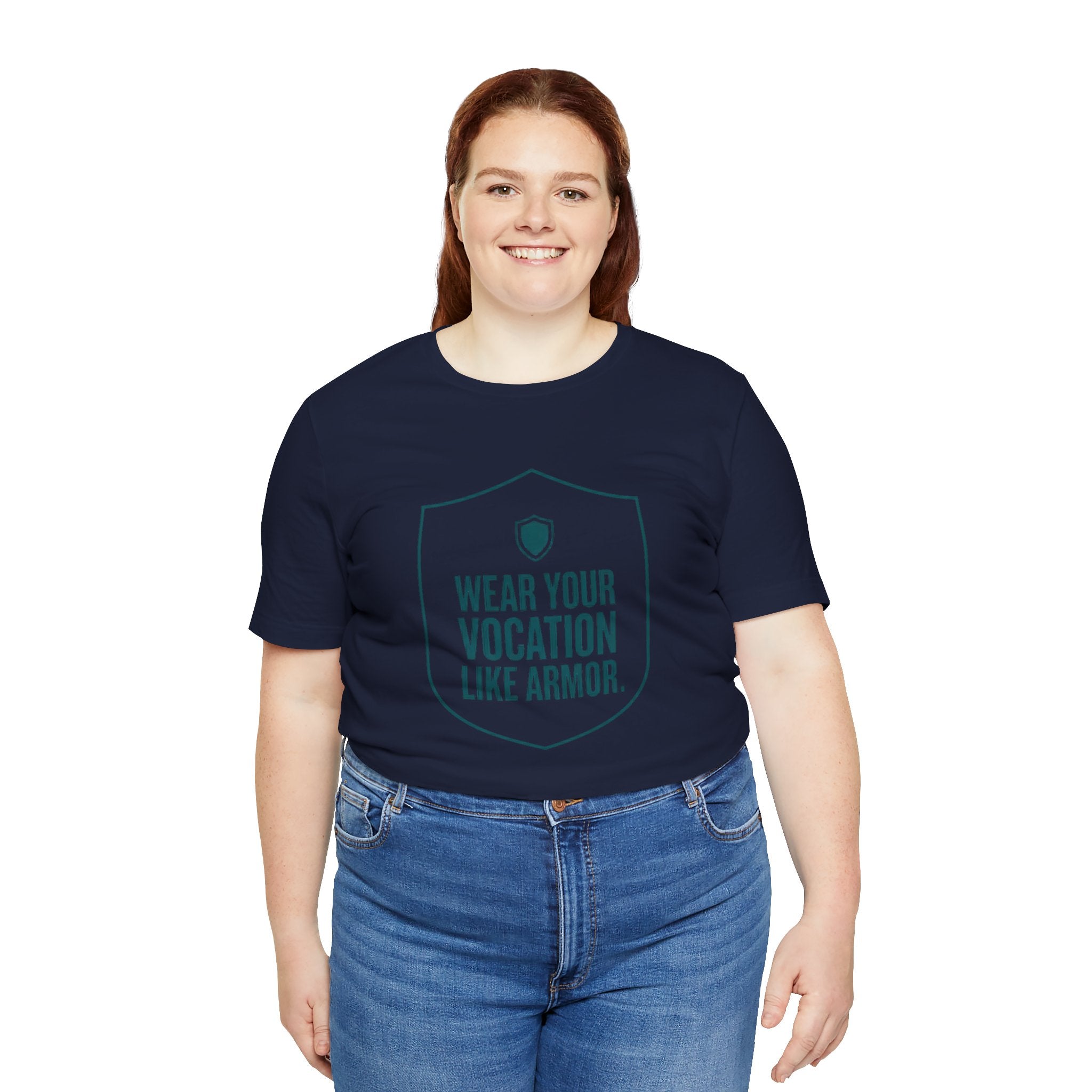 Wear Your Vocation Like Armor | Empowering Nurse T-Shirt
