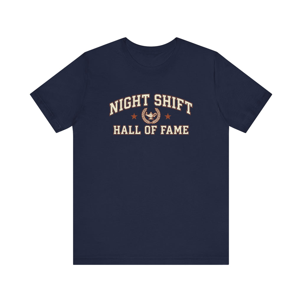 Night Shift Hall of Fame | Varsity Nurse T-Shirt
