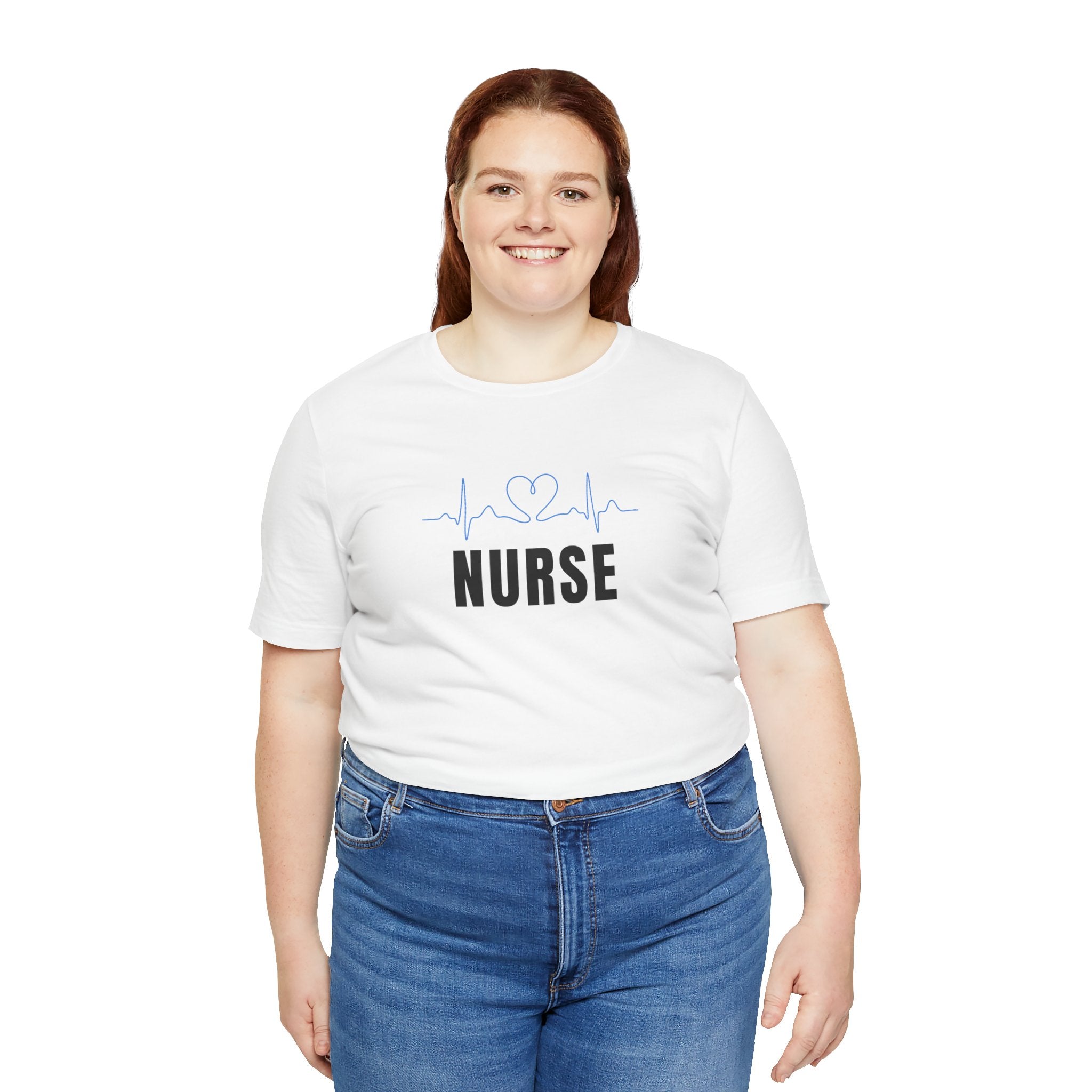Nurse Heartbeat EKG Tee