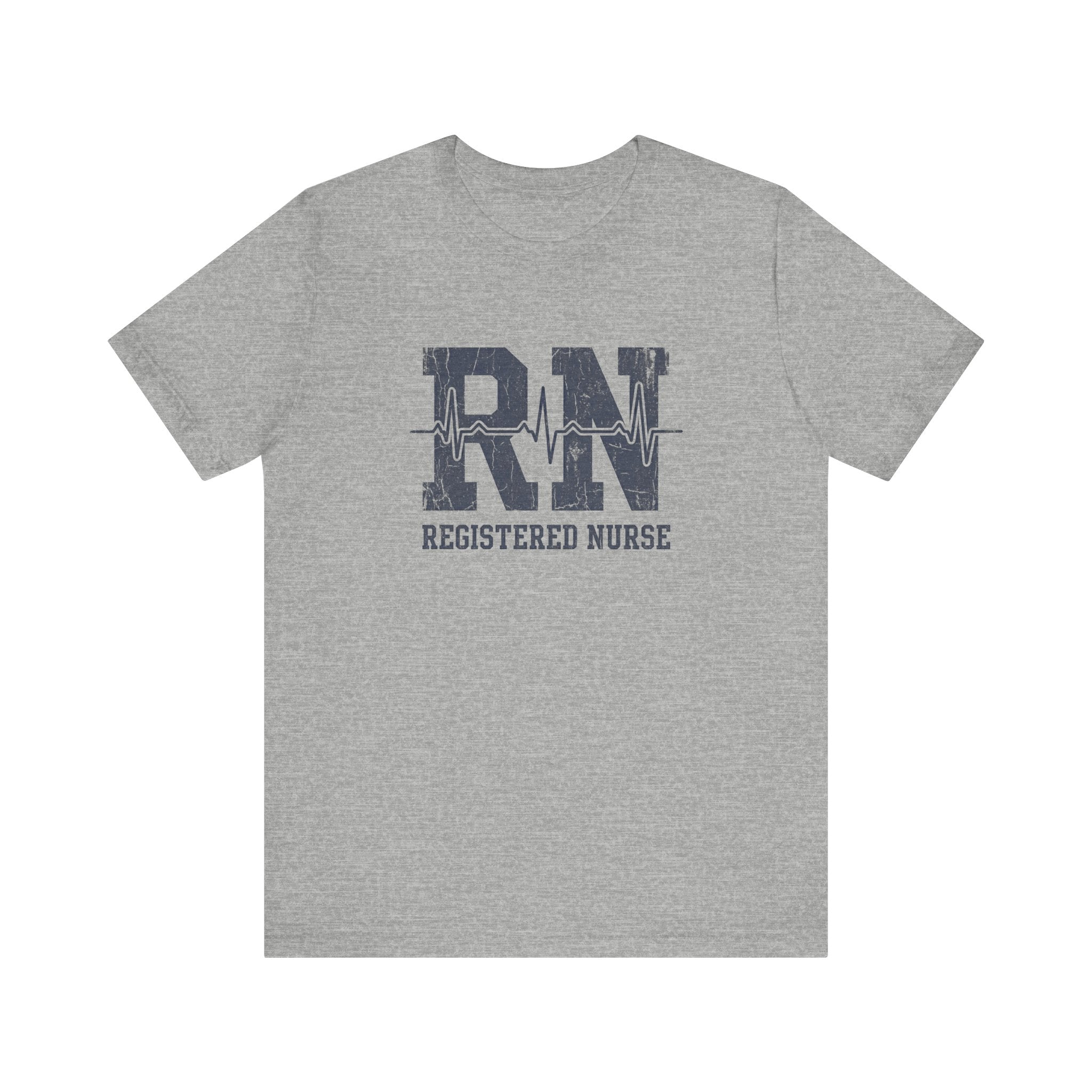RN Registered Nurse | Varsity Heartbeat T-Shirt