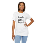 Scrubs Coffee Repeat Tee