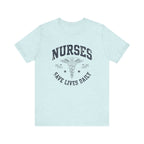 NURSES Save Lives Daily | Vintage Varsity Nurse T-Shirt