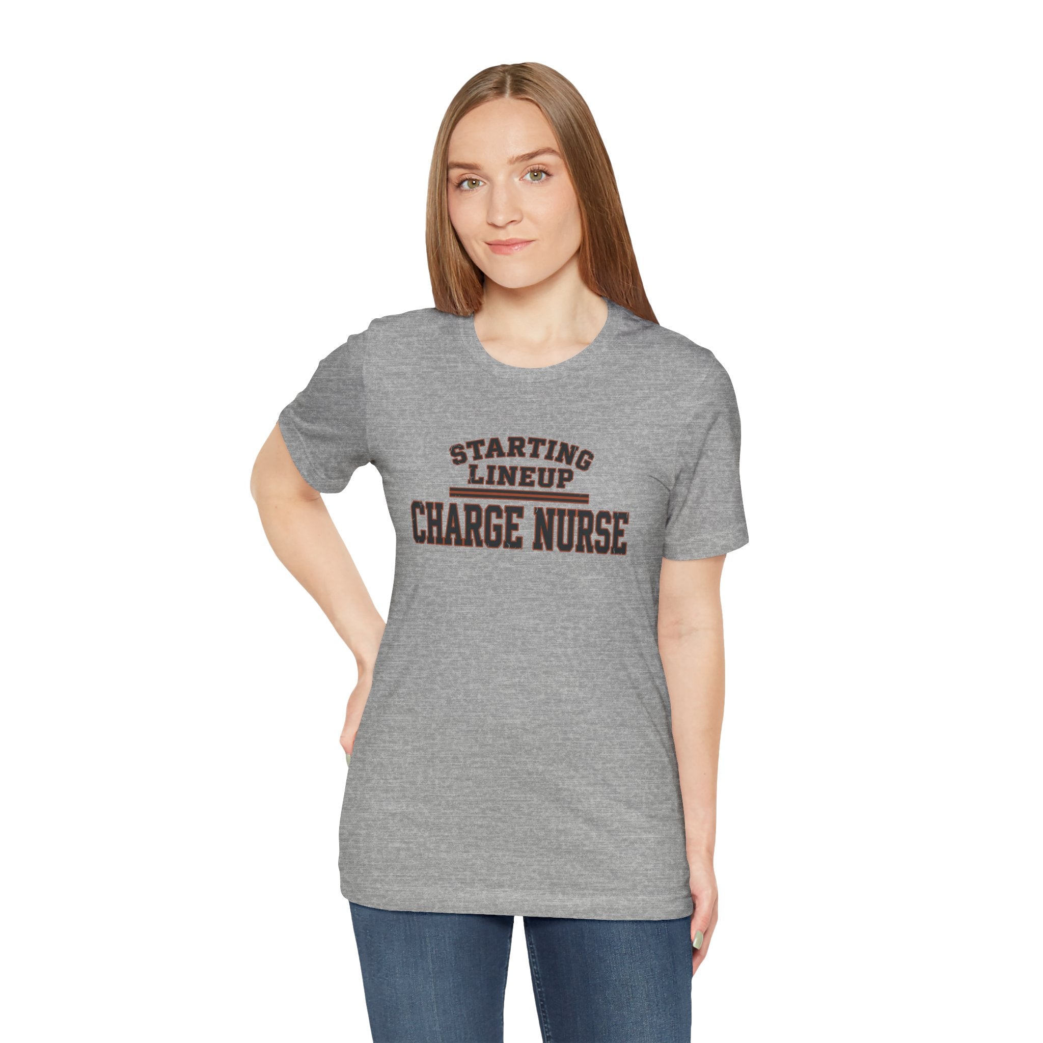 Starting Lineup: Charge Nurse | Varsity Nurse T-Shirt