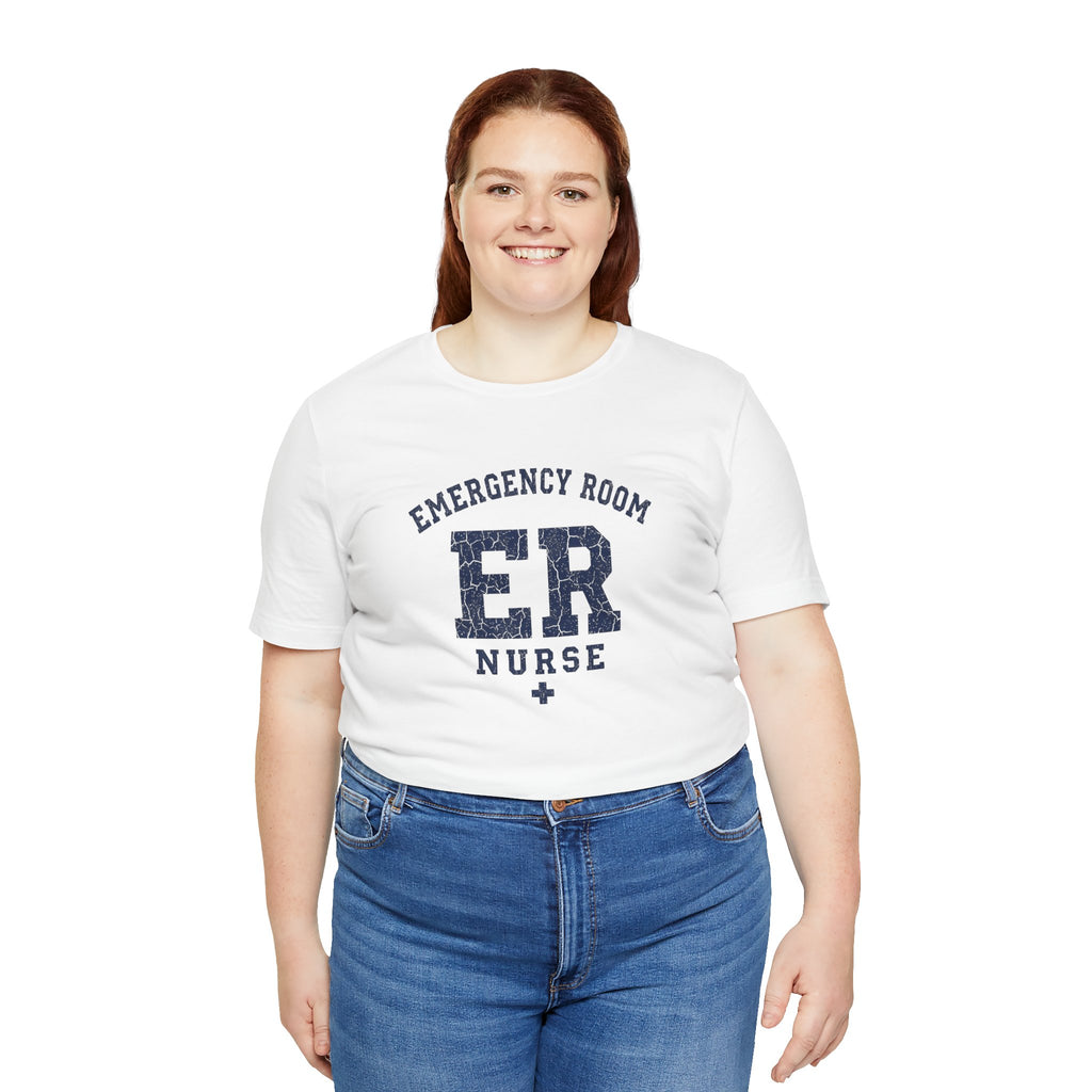 ER Emergency Room Nurse | Varsity Arc T-Shirt