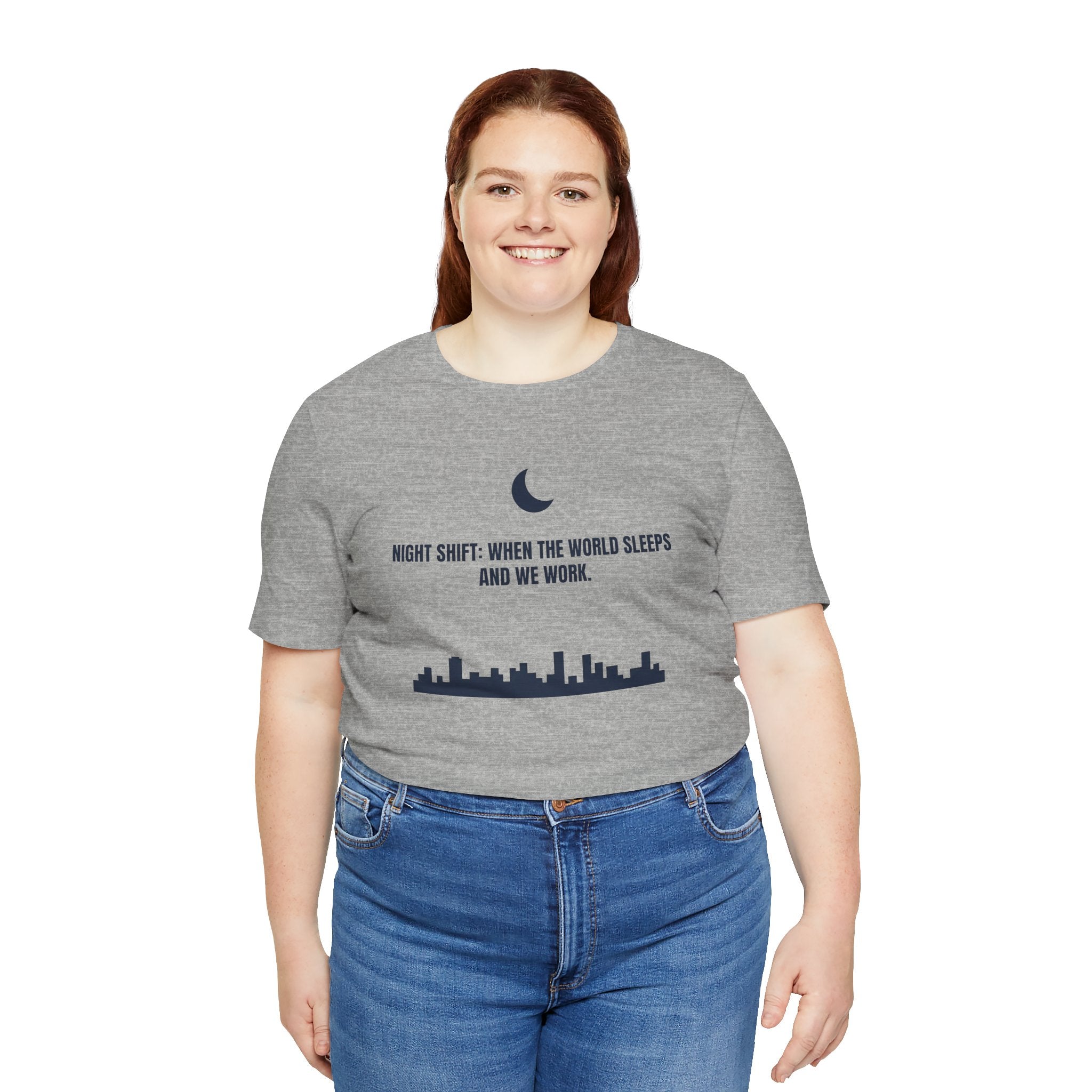 Night Shift: When the World Sleeps and We Work | Nurse T-Shirt