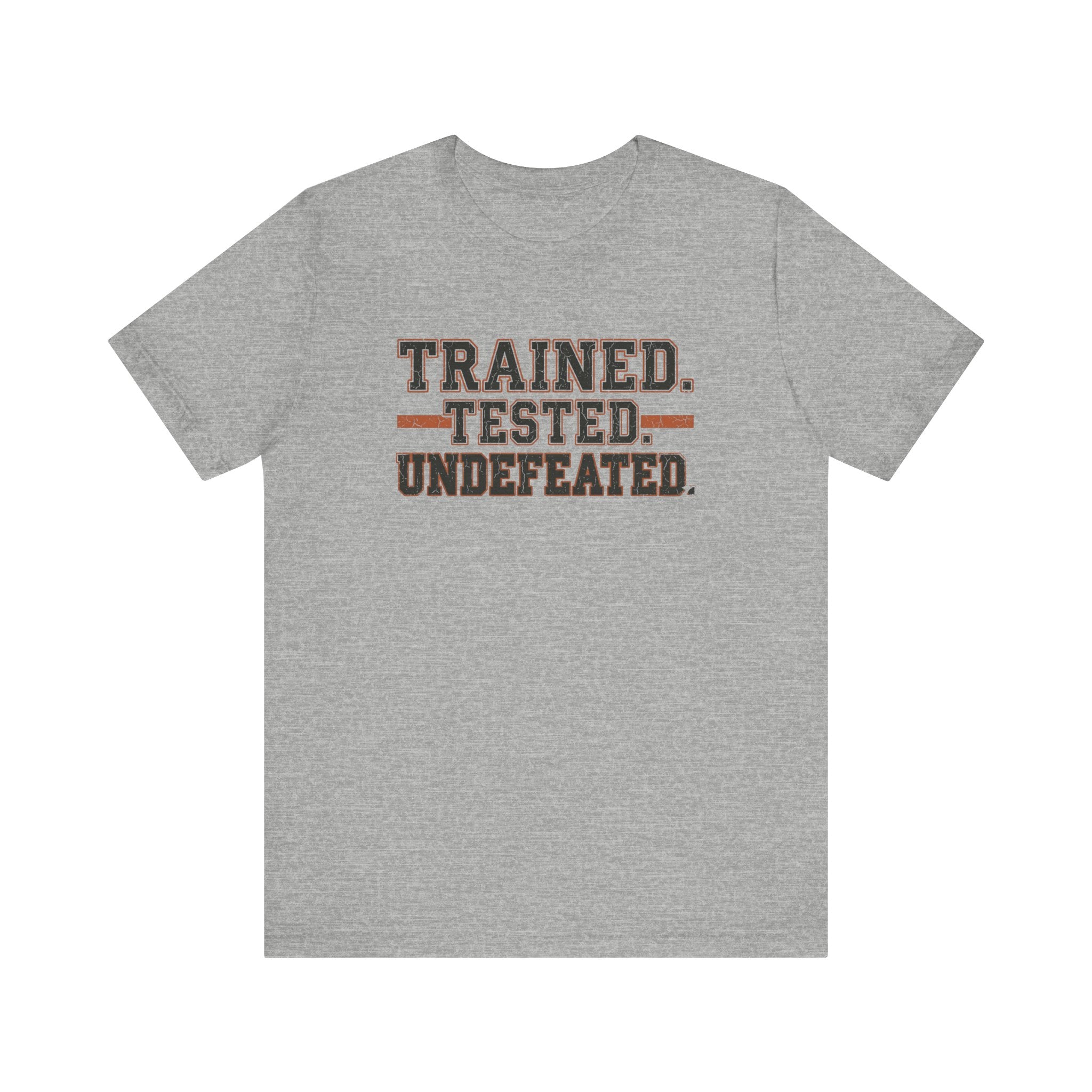 Trained. Tested. Undefeated. | Varsity Nurse T-Shirt