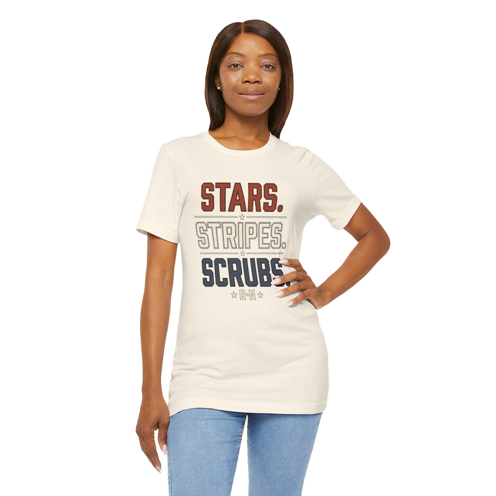 Stars. Stripes. Scrubs. Tee