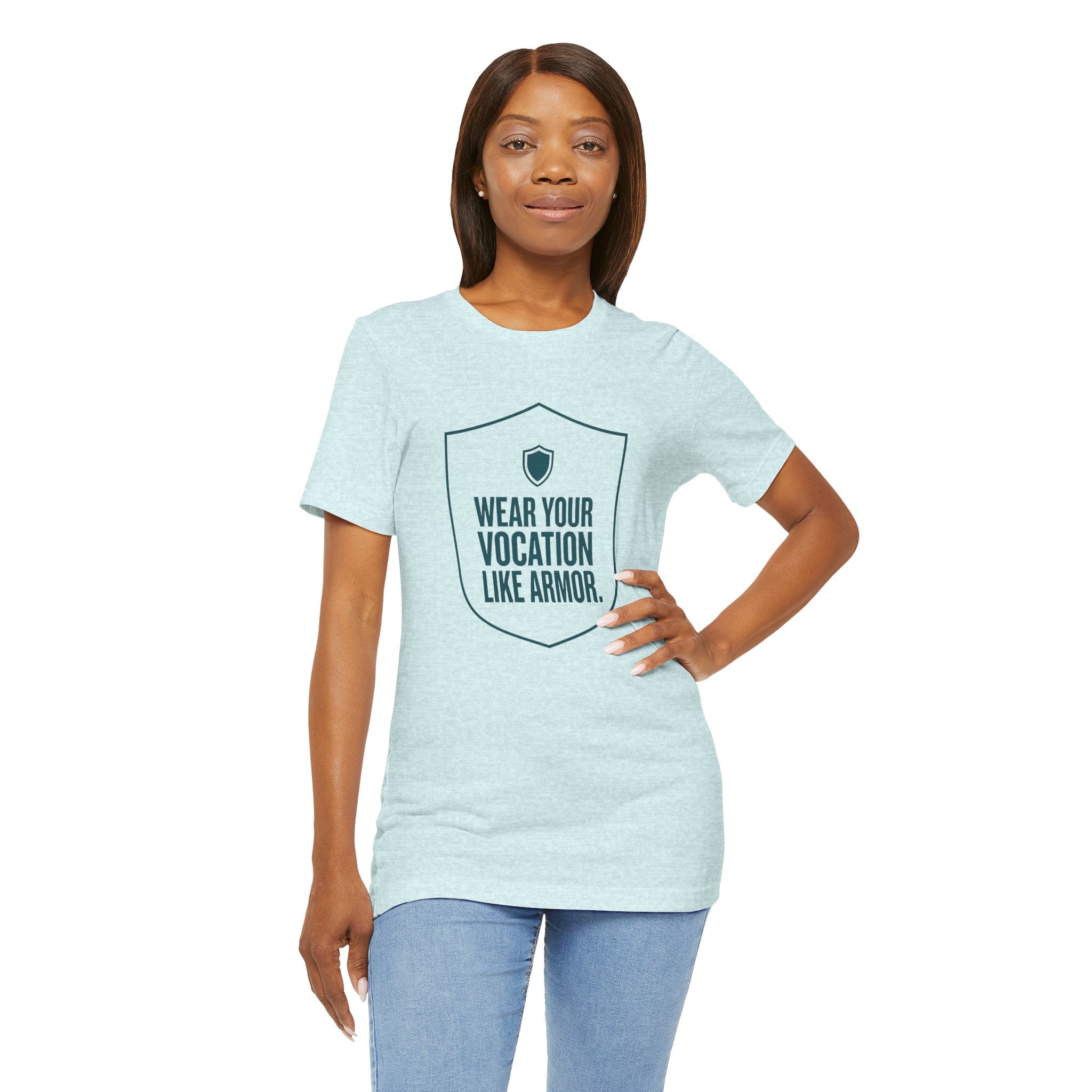 Wear Your Vocation Like Armor | Empowering Nurse T-Shirt