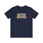 Never Benched | Varsity Nurse T-Shirt